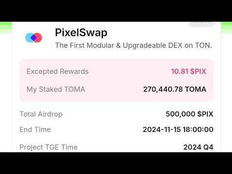 how to claim $PIX in tomarket farming pool 🤔 || claim pix token from tomarket