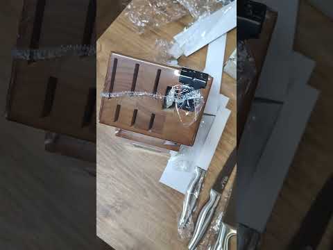 BILLF 17-Piece Kitchen Knife Set Unboxing