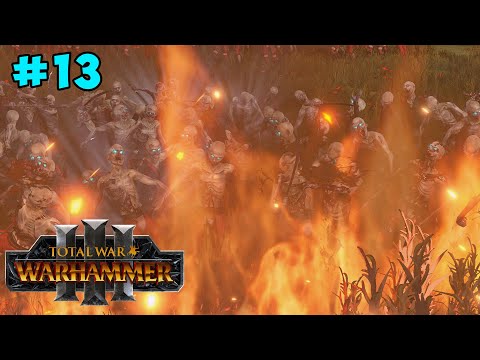 Fire & Vampires Don't Mix | Chaos Dwarves 3 Player Coop | Warhammer 3 - Immortal Empires #13