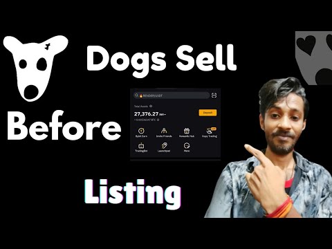 Sell your dogs token before listing | crypto Airdrop