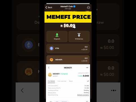 Memefi listing price||  #shorts #airdrop #memefi