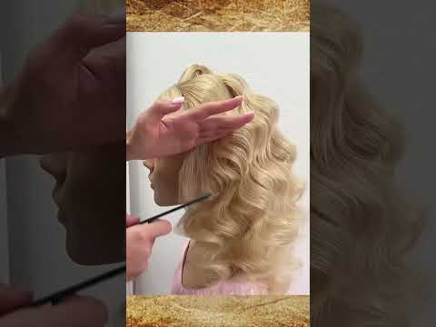 How to do glamourous old hollywood waves. Hairstyle tutorial