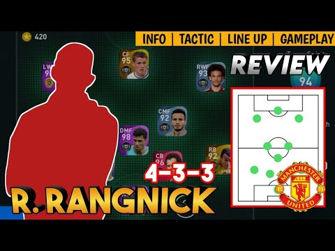 RANGNICK 433 MANAGER REVIEW | MANCHESTER UNITED MANAGER | EFOOTBALL 2021 MOBILE