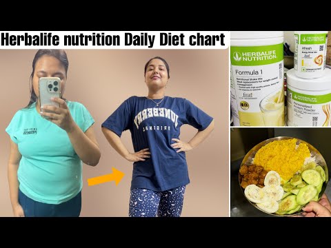 Daily Diet Chart with Herbalife Nutrition✅Loose 5-7kg per month without workout🥗Herbalife Diet Chart