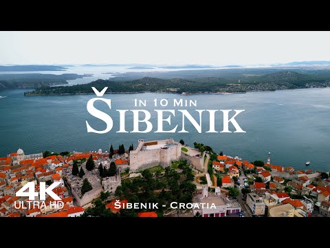 SIBENIK 🇭🇷 ŠIBENIK Drone Aerial 4K | Croatia Hrvatska Dalmatia