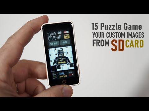 ESP32 Image Puzzle Game with SD Card Storage!