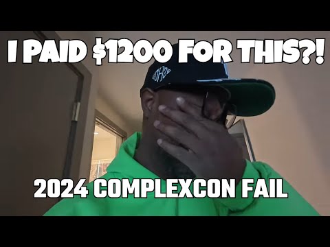 I PAID $1200 FOR THIS?! "VIP ROOM FAIL" COMPLEXCON SMH 😭☠️