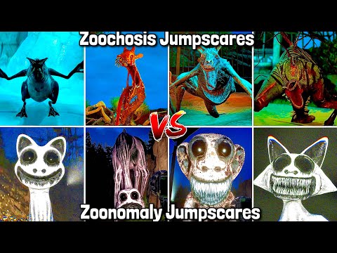 Zoochosis All Jumpscares VS Zoonomaly All Jumpscares (Showcase) | ZOOCHOSIS VS ZOONOMALY