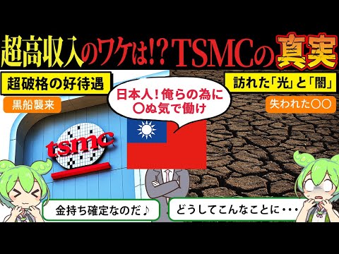 超高給！海外半導体メーカーTSMCで働くとどうなるのか？【ずんだもん＆ゆっくり解説】