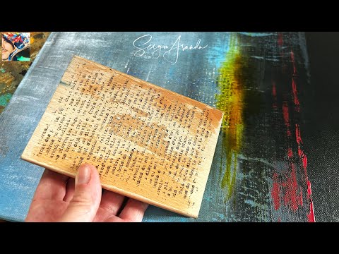 Unbelievable! How to Create Stunning Art with Paint and Newspaper + Ink - Unlock the Possibilities!