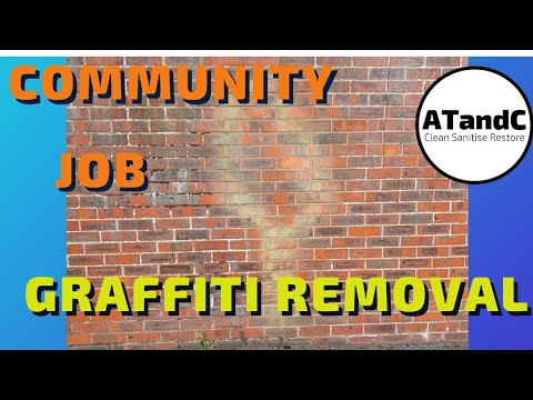 Graffiti removal community job #banishtheblackspot #atandc