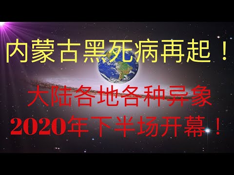 内蒙古肺鼠疫再起，大陆各地异象，2020年的下半场开幕了！ 未来人KFK预言的最美好2019已经远处。 #KFK研究院