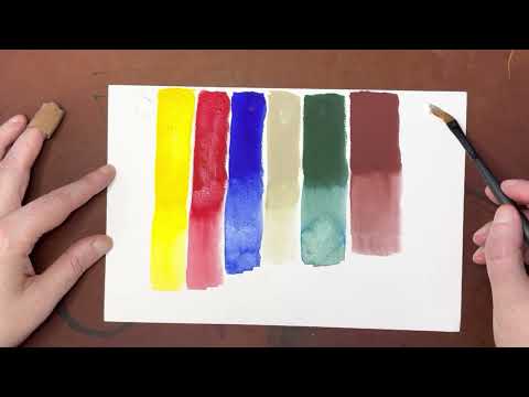 Daniel Smith Gouache Swatching