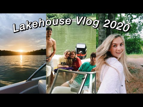 summer lake-house vlog 2020! (cliff jumping, boat rides, funny stories)