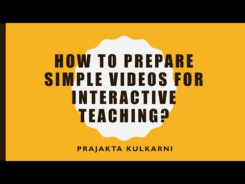 How to create Simple Videos for Online Teaching ?