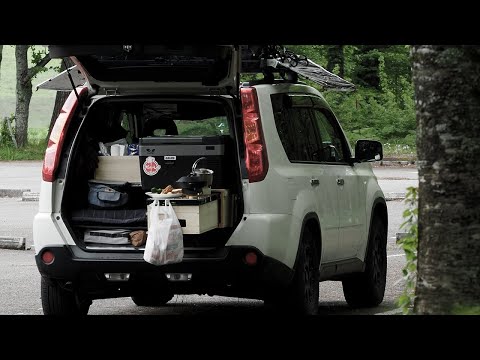 エクストレイル車中泊仕様で朝食を　【breakfast at SUV camper X-trail】