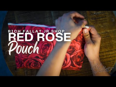 Rose Accessory Pouch w T-bottom