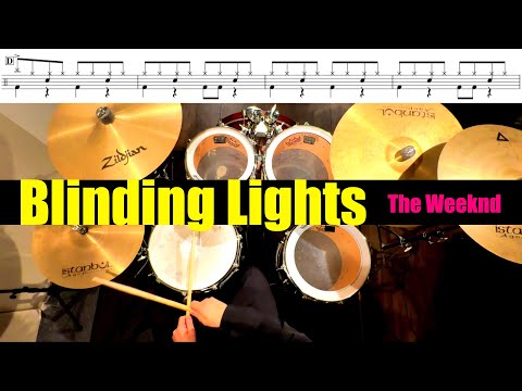 Blinding Lights-The Weeknd  叩いてみた Drum cover ドラム練習動画