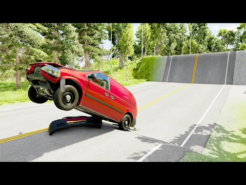 Mobil vs Unfinished Road #12 - BeamNG Drive