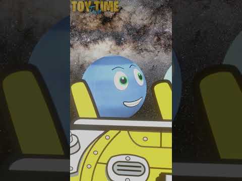 Planet Cartoon | Space and the Solar System | Toy Time Town Planets | Videos for Kids #Shorts