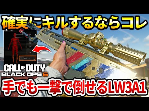 【COD:BO6】一撃範囲が拡大‼ハンショが出やすいスナイパー『LW3A1』のCHFバレルが想像以上に強かったｗｗ【カスタム紹介】