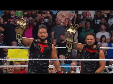 The Bloodline Retains WWE Tag Team Championships WWE Smackdown 10/4/24