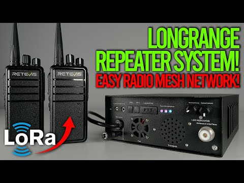 This Private Lo-Ra Mesh Long Range Repeater System Is Awesome!