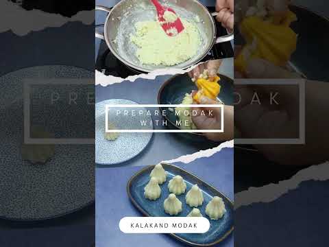 Kalakand Modak #youtubeshorts #shorts #kalakandmodak