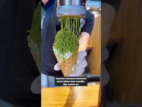 Japan's Viral Matcha Mont Blanc Soft Serve Now In Canada