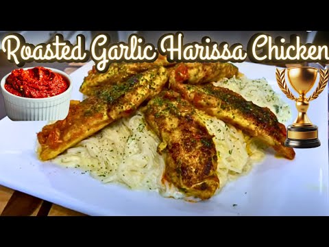 How To Make Delicious Roasted Garlic Harissa Chicken