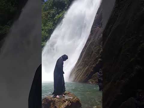 Adventure awaits around every corner💕 #waterfall  #muzaffarabad