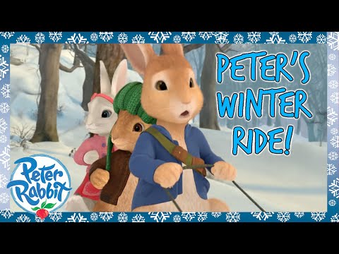 @OfficialPeterRabbit - ❄️🛷 Peter's Winter Ride! 🛷❄️ | Best Bits! | Cartoon for Kids