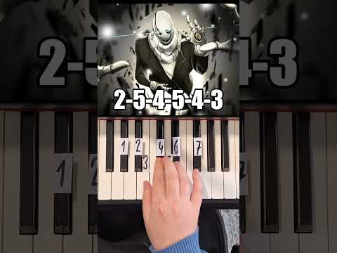 Dark Darker Yet Darker Undertale  Piano Tutorial #shorts