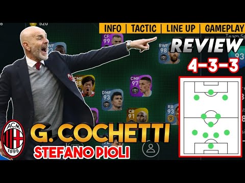 REVIEW G. COCHETTI 433 (STEFANO PIOLI) AC MILAN MANAGER | PES 2021 MOBILE