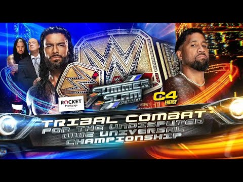 WWE Summerslam 2023 Full and Official Match Card HD