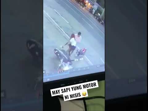 Nasemplang pa , gagarahe nalang haha #Shorts #shortsphilippines #scooter #accidentnews