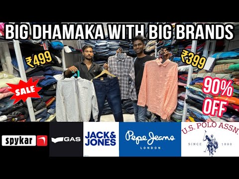 ₹299🔥Big Brand Dhamak Sale🥵Tah Collection Kurla | Branded Clothes Shop In Mumbai | Kurla | Jeans