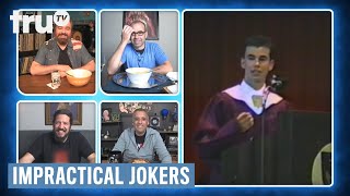 Impractical Jokers: Dinner Party - See the Guys at Their High School Graduation (Clip) | truTV