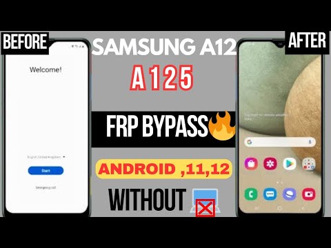 SAMSUNG A12 FRP BYPASS WITHOUT PC NEW METHOD 2025