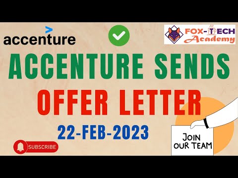 🚀 Offer Letter | Accenture All Task Approved | Accenture task | Fox Tech Academy