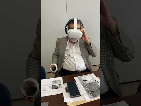 【2022年の横浜全国大会でのVR分科会】Mさんの本読みverのプレゼンVR体験