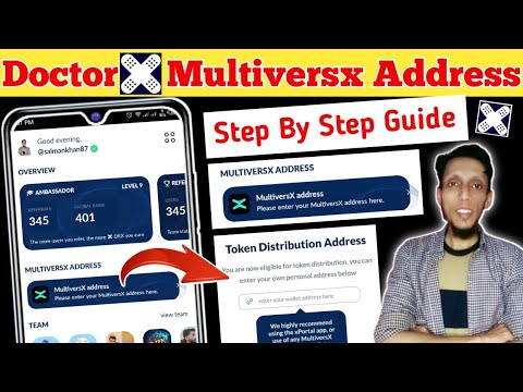 Doctor X Multiversx Address Submission Process | Doctor X Wallet Connect