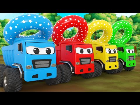 Learn Colors with Stacking Rings | Best Educational Videos & Kids Songs