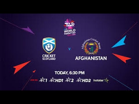 Afghanistan vs Scotland ICC cricket t-20 world cup 2016 Nagpure,India full highlight