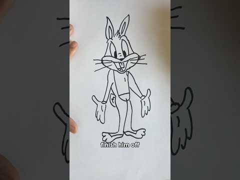 How to Draw Bugs Bunny 🐰