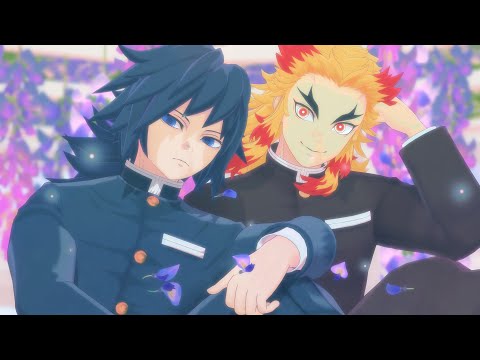 【Demon Slayer MMD】Love Me If You Can【Giyu🌊Kyojuro🔥】