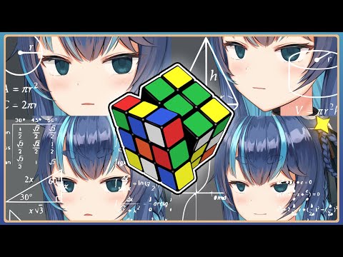 Vtuber tries to solve a Rubik's Cube