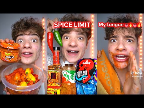 Extreme Spicy Food Challenge By Spizee The Goat | Mukbang & ASMR Compilation Pt.2✔