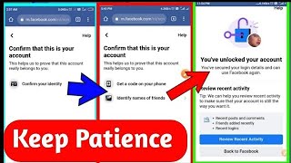 how to unlock facebook account | how to unlock facebook account without identity | working tricks 💯