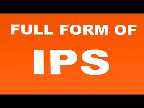 Full Form of IPS | What is IPS Full Form | IPS Abbreviation